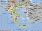 Landkarte Griechenland