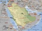Landkarte Saudi-Arabien